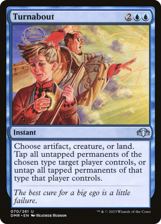 Turnabout (DMR-070) - Dominaria Remastered Foil - Premium MTG Single from Wizards of the Coast - Just $0.08! Shop now at Game Crave Tournament Store