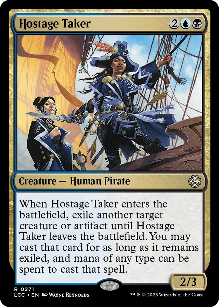 Hostage Taker (LCC-271) - The Lost Caverns of Ixalan Commander - Premium MTG Single from Wizards of the Coast - Just $0.08! Shop now at Game Crave Tournament Store