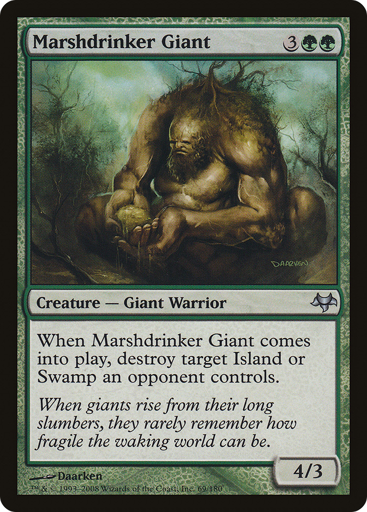 Marshdrinker Giant (EVE-069) - Eventide - Premium MTG Single from Wizards of the Coast - Just $0.25! Shop now at Game Crave Tournament Store