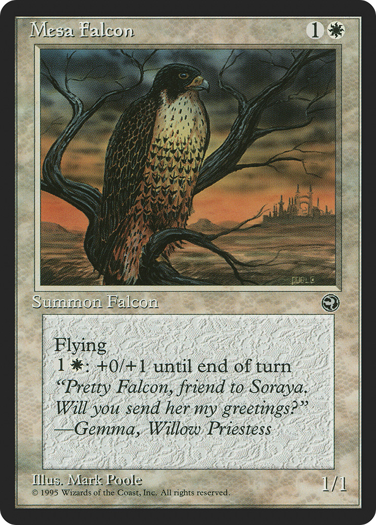 Mesa Falcon (HML-10B) - Homelands - Premium MTG Single from Wizards of the Coast - Just $0.25! Shop now at Game Crave Tournament Store