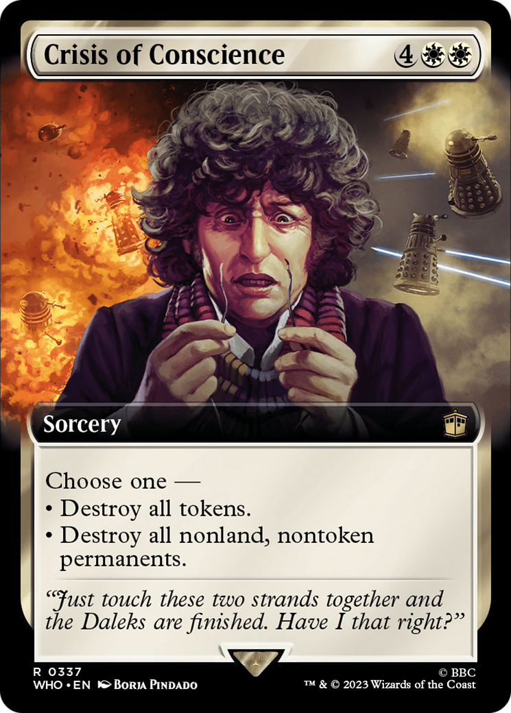 Crisis of Conscience (WHO-337) - Doctor Who: (Extended Art) - Premium MTG Single from Wizards of the Coast - Just $0.09! Shop now at Game Crave Tournament Store