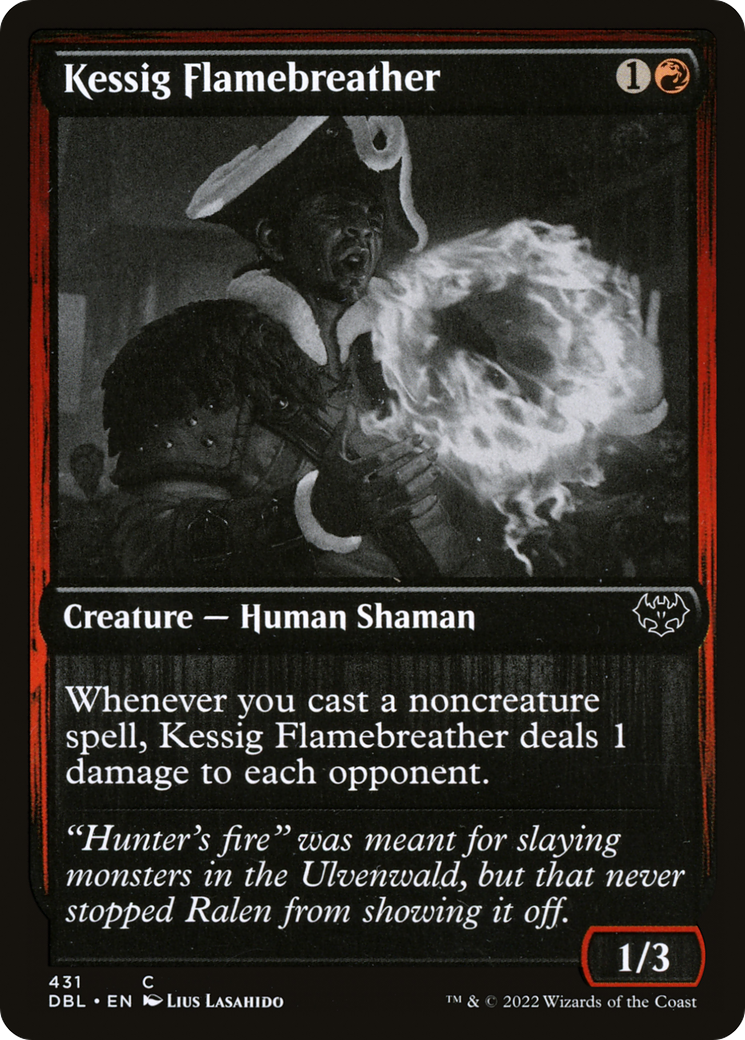 Kessig Flamebreather (DBL-431) - Innistrad: Double Feature Foil - Premium MTG Single from Wizards of the Coast - Just $3.92! Shop now at Game Crave Tournament Store