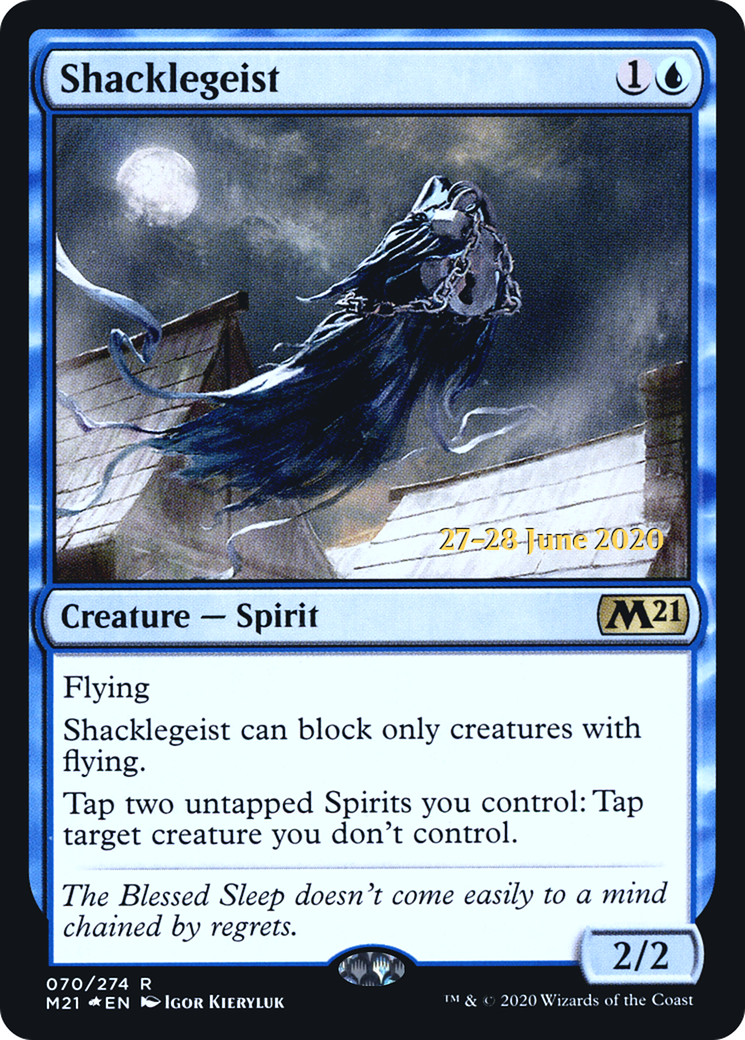 Shacklegeist (PM21-70S) - Core Set 2021 Promos Foil - Premium MTG Single from Wizards of the Coast - Just $0.66! Shop now at Game Crave Tournament Store