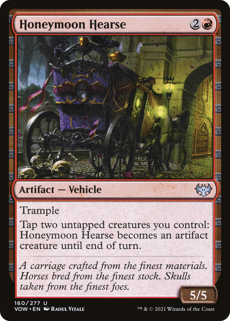 Honeymoon Hearse (VOW-160) - Innistrad: Crimson Vow Foil - Premium MTG Single from Wizards of the Coast - Just $0.08! Shop now at Game Crave Tournament Store