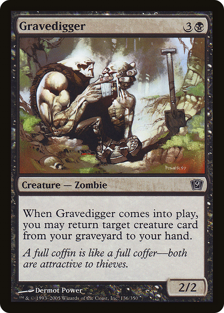 Gravedigger (9ED-136★) - Ninth Edition Foil - Premium MTG Single from Wizards of the Coast - Just $0.38! Shop now at Game Crave Tournament Store