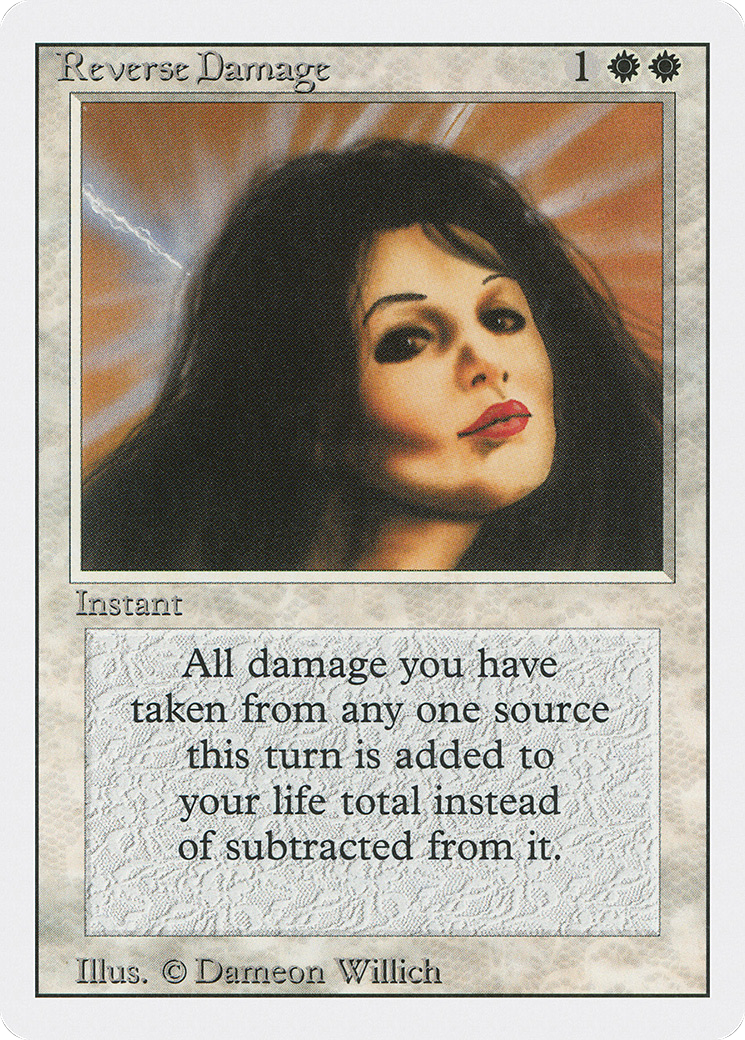 Reverse Damage (3ED-035) - Revised Edition - Premium MTG Single from Wizards of the Coast - Just $1.50! Shop now at Game Crave Tournament Store