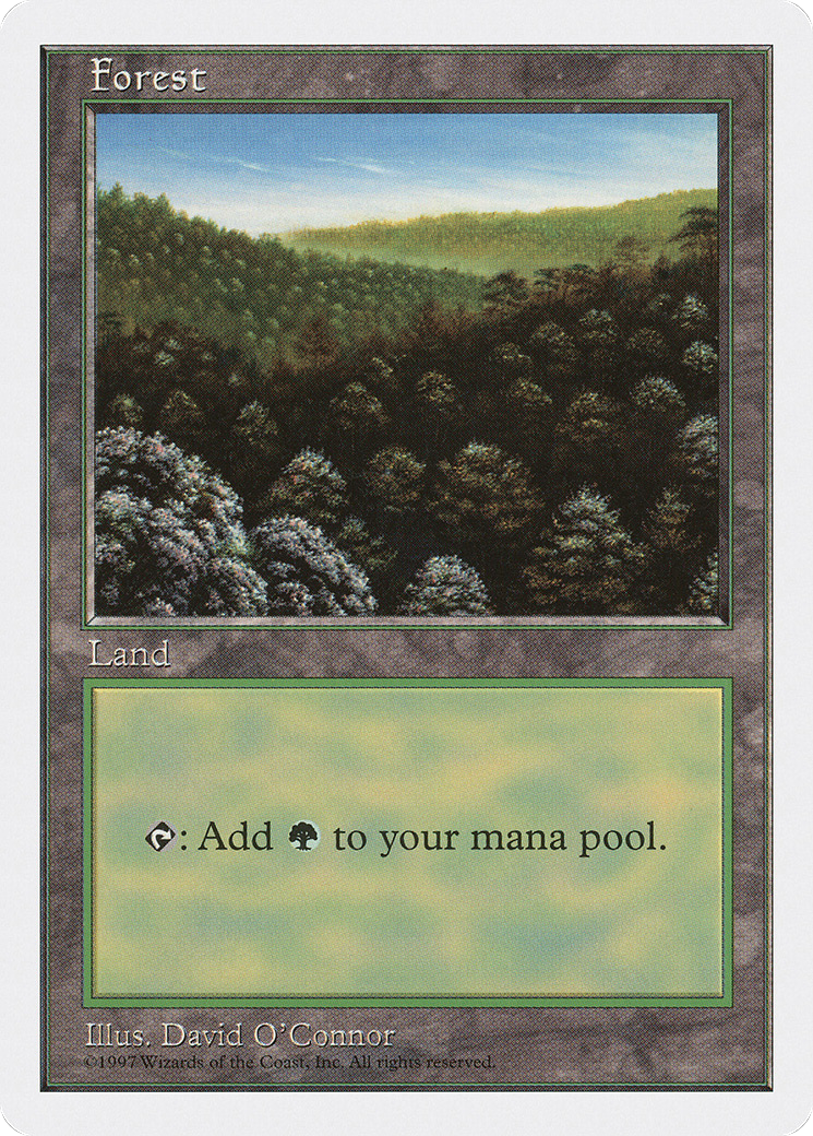 Forest (5ED-446) - Fifth Edition - Premium MTG Single from Wizards of the Coast - Just $0.39! Shop now at Game Crave Tournament Store