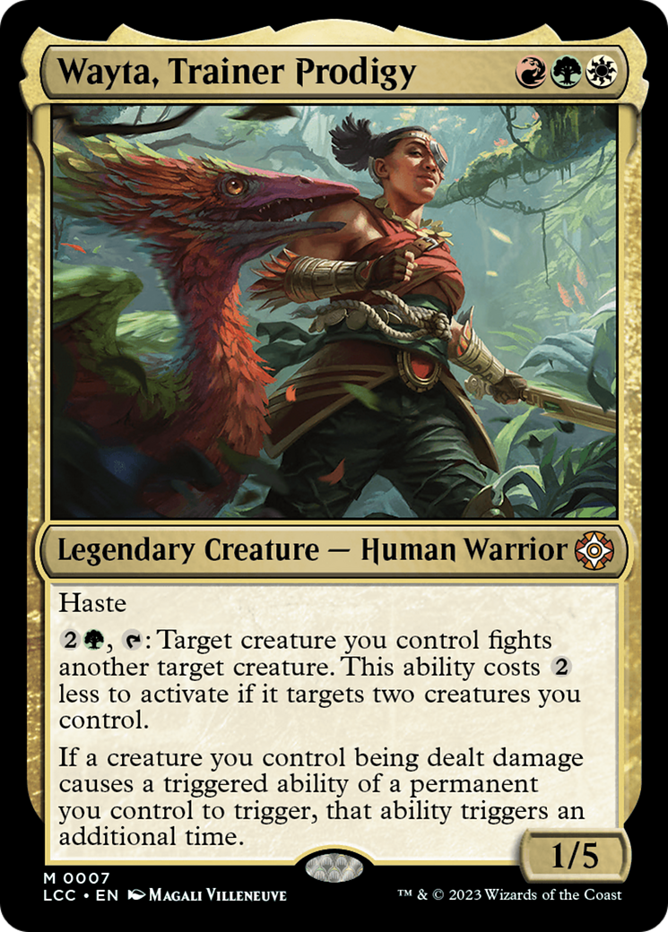 Wayta, Trainer Prodigy (LCC-007) - The Lost Caverns of Ixalan Commander Foil - Premium MTG Single from Wizards of the Coast - Just $0.26! Shop now at Game Crave Tournament Store