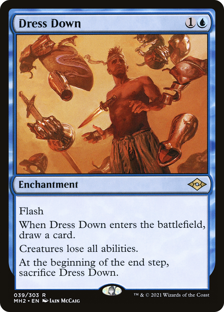 Dress Down (MH2-039) - Modern Horizons 2 Foil - Premium MTG Single from Wizards of the Coast - Just $0.44! Shop now at Game Crave Tournament Store