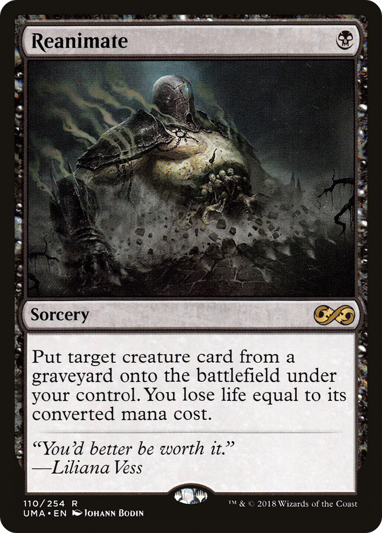 Reanimate (UMA-110) - Ultimate Masters - Premium MTG Single from Wizards of the Coast - Just $3.35! Shop now at Game Crave Tournament Store