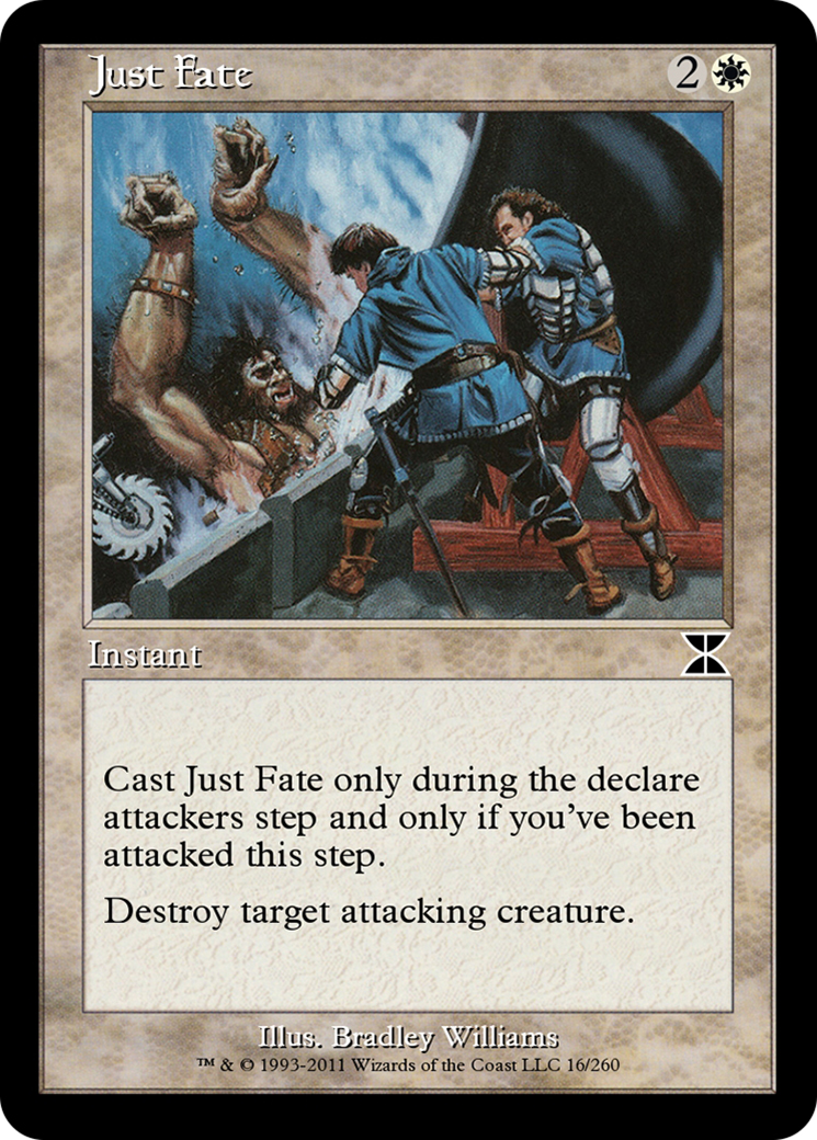 Just Fate (ME4-016) - Masters Edition IV Foil - Premium MTG Single from Wizards of the Coast - Just $0! Shop now at Game Crave Tournament Store
