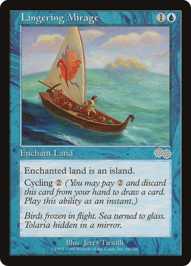 Lingering Mirage (USG-084) - Urza's Saga - Premium MTG Single from Wizards of the Coast - Just $0.08! Shop now at Game Crave Tournament Store