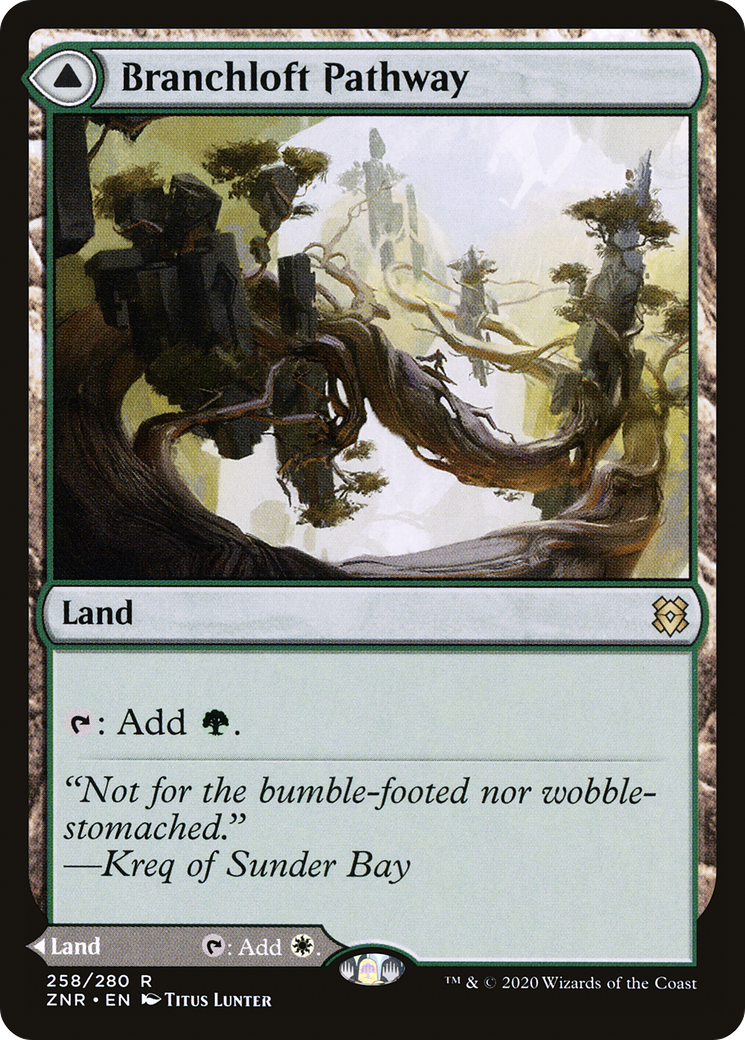 Branchloft Pathway // Boulderloft Pathway (ZNR-258) - Zendikar Rising - Premium MTG Single from Wizards of the Coast - Just $1.81! Shop now at Game Crave Tournament Store