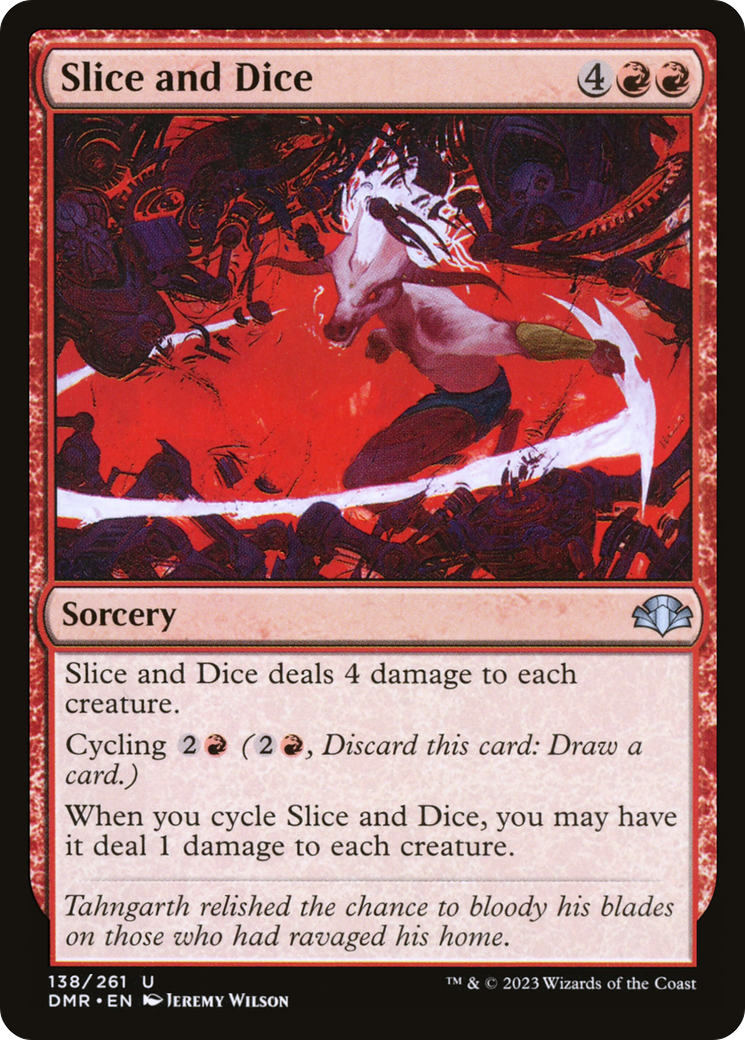 Slice and Dice (DMR-138) - Dominaria Remastered - Premium MTG Single from Wizards of the Coast - Just $0.08! Shop now at Game Crave Tournament Store