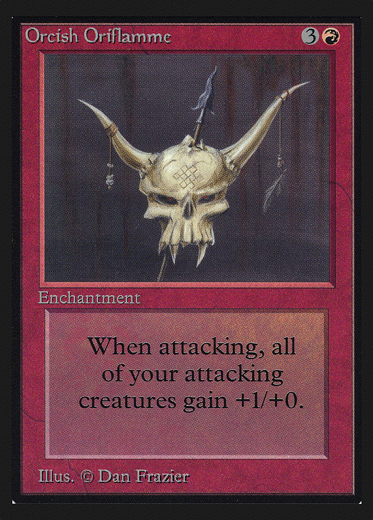 Orcish Oriflamme (CEI-167) - Intl. Collectors' Edition - Premium MTG Single from Wizards of the Coast - Just $1.58! Shop now at Game Crave Tournament Store