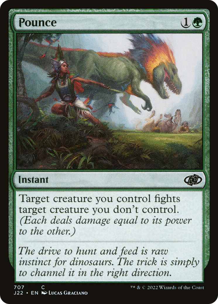 Pounce (J22-707) - Jumpstart 2022 - Premium MTG Single from Wizards of the Coast - Just $0.08! Shop now at Game Crave Tournament Store