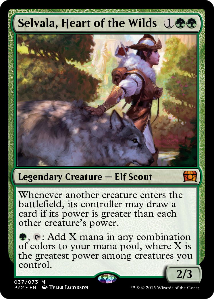 Selvala, Heart of the Wilds (PZ2-037) - Treasure Chest - Premium MTG Single from Wizards of the Coast - Just $0! Shop now at Game Crave Tournament Store