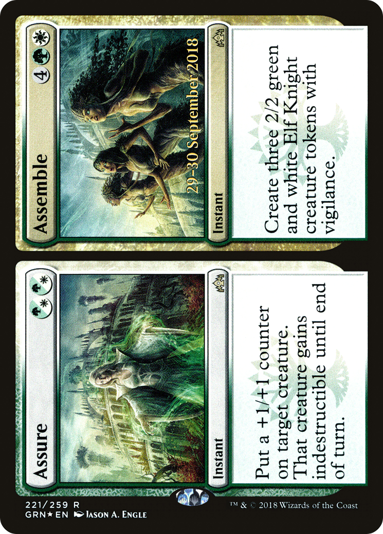 Assure // Assemble (PGRN-221S) - Guilds of Ravnica Promos Foil - Premium MTG Single from Wizards of the Coast - Just $0.08! Shop now at Game Crave Tournament Store