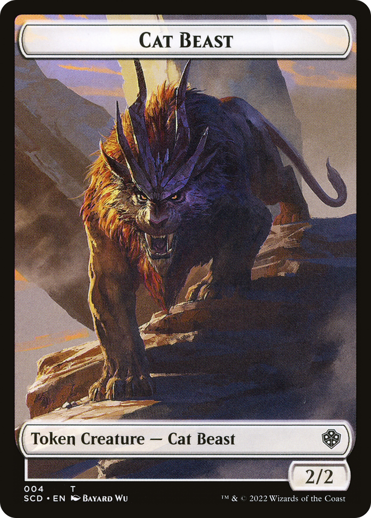 Cat Beast (TSCD-004) - Starter Commander Deck Tokens - Premium MTG Single from Wizards of the Coast - Just $0! Shop now at Game Crave Tournament Store