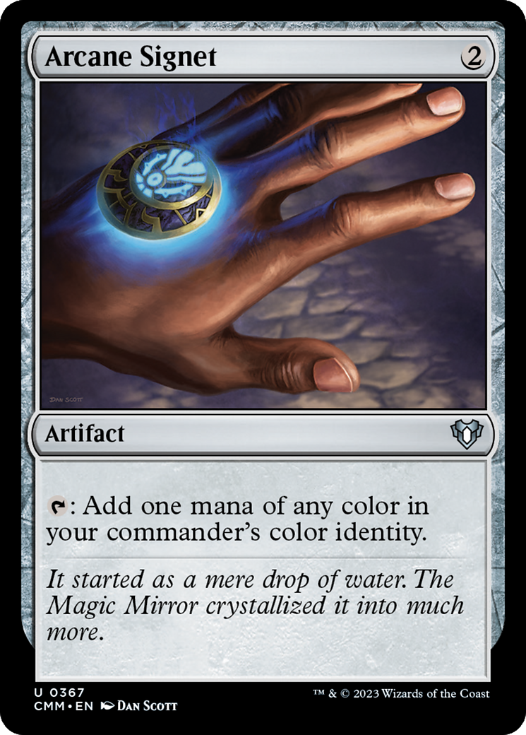 Arcane Signet (CMM-367) - Commander Masters Foil - Premium MTG Single from Wizards of the Coast - Just $0.42! Shop now at Game Crave Tournament Store