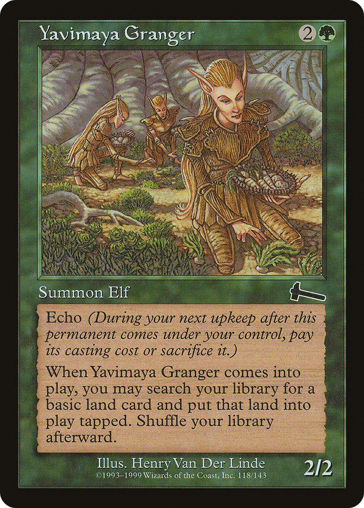 Yavimaya Granger (ULG-118) - Urza's Legacy Foil - Premium MTG Single from Wizards of the Coast - Just $1.77! Shop now at Game Crave Tournament Store