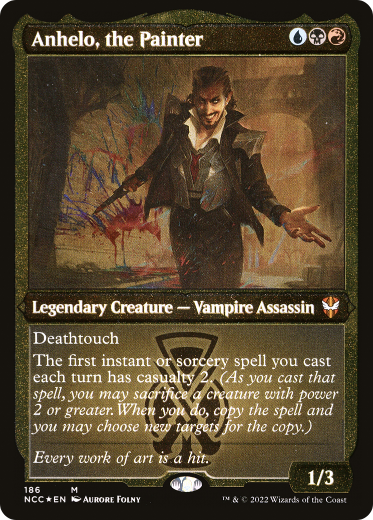 Anhelo, the Painter (NCC-186) - New Capenna Commander Etched Foil - Premium MTG Single from Wizards of the Coast - Just $0.08! Shop now at Game Crave Tournament Store