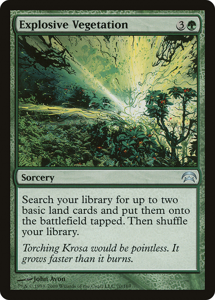 Explosive Vegetation (HOP-070) - Planechase - Premium MTG Single from Wizards of the Coast - Just $0.17! Shop now at Game Crave Tournament Store