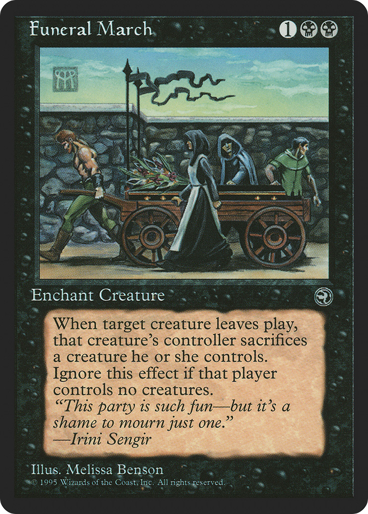 Funeral March (HML-048) - Homelands - Premium MTG Single from Wizards of the Coast - Just $0.25! Shop now at Game Crave Tournament Store