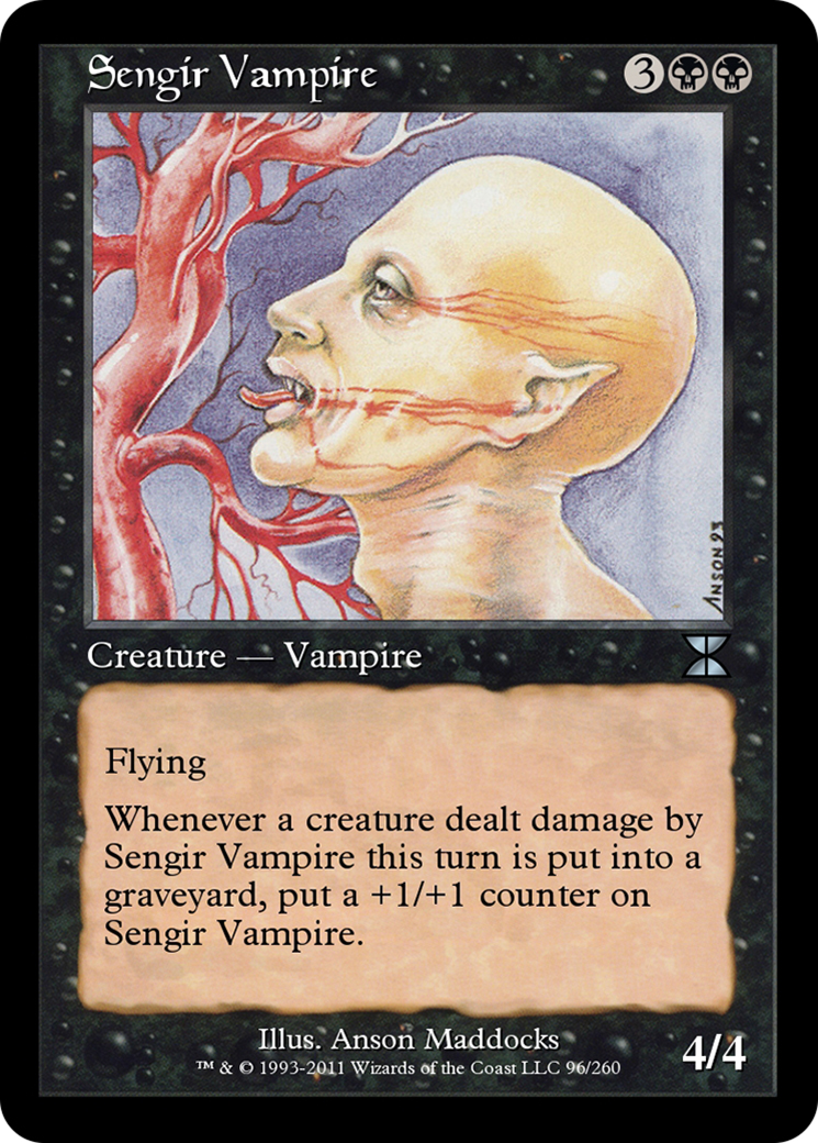 Sengir Vampire (ME4-096) - Masters Edition IV Foil - Premium MTG Single from Wizards of the Coast - Just $0! Shop now at Game Crave Tournament Store