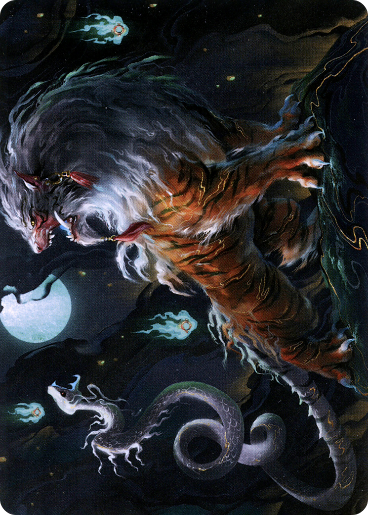 Gloomshrieker // Gloomshrieker (ANEO-028) - Neon Dynasty Art Series (Borderless) Foil - Premium MTG Single from Wizards of the Coast - Just $0! Shop now at Game Crave Tournament Store