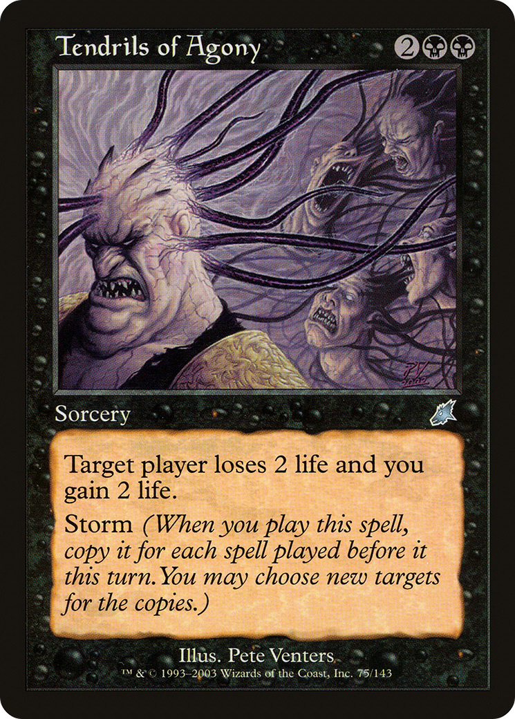 Tendrils of Agony (SCG-075) - Scourge Foil - Premium MTG Single from Wizards of the Coast - Just $7.22! Shop now at Game Crave Tournament Store