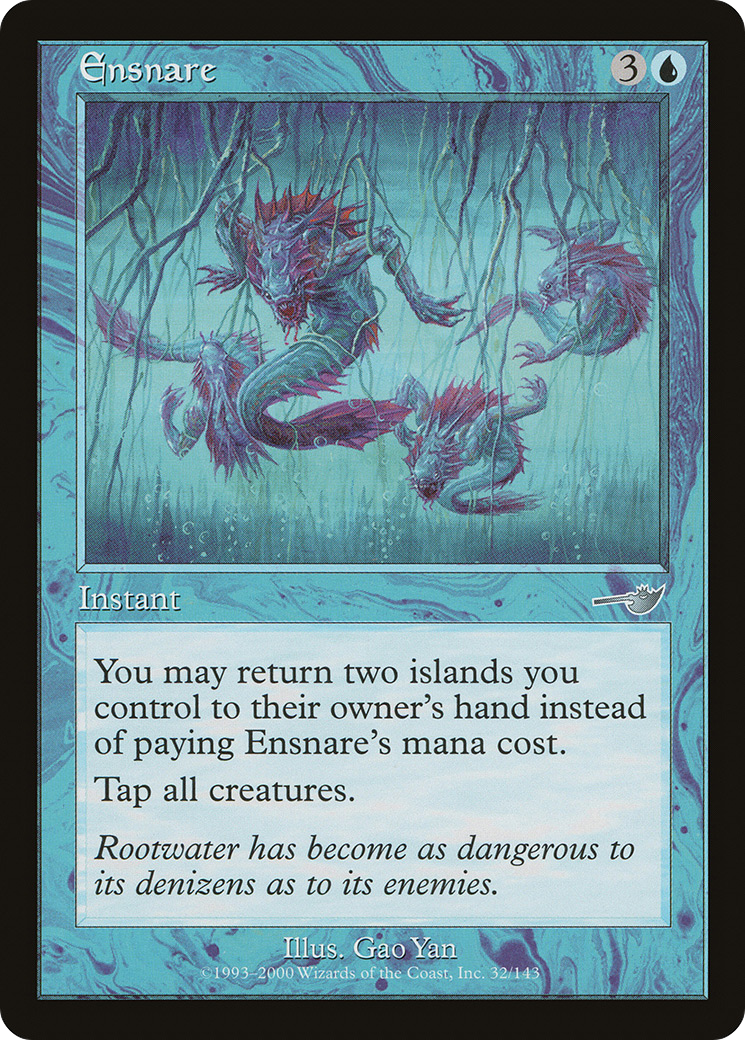 Ensnare (NEM-032) - Nemesis - Premium MTG Single from Wizards of the Coast - Just $0.59! Shop now at Game Crave Tournament Store