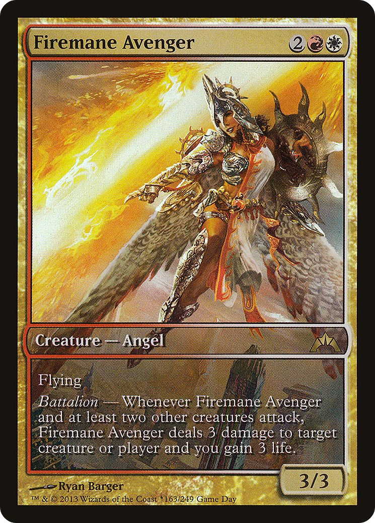 Firemane Avenger (PGTC-163) - Gatecrash Promos Foil - Premium MTG Single from Wizards of the Coast - Just $4.95! Shop now at Game Crave Tournament Store