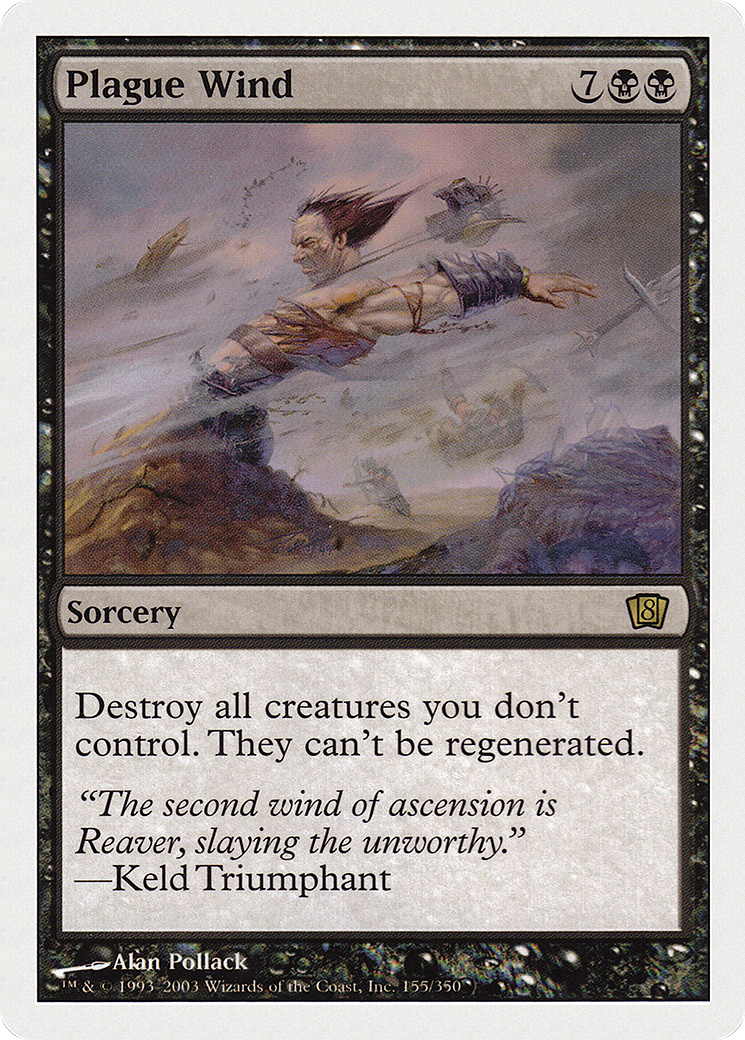 Plague Wind (8ED-155) - Eighth Edition - Premium MTG Single from Wizards of the Coast - Just $2.77! Shop now at Game Crave Tournament Store