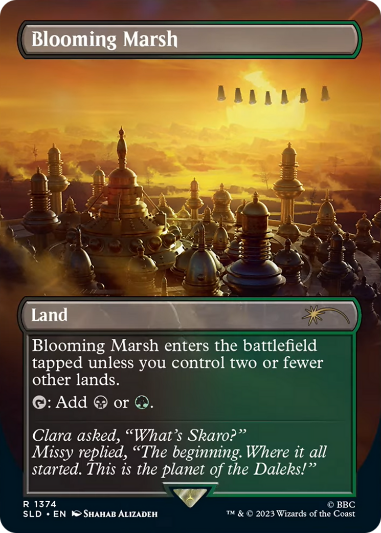 Blooming Marsh (SLD-1374) - Secret Lair Drop (Borderless) Foil - Premium MTG Single from Wizards of the Coast - Just $3.08! Shop now at Game Crave Tournament Store