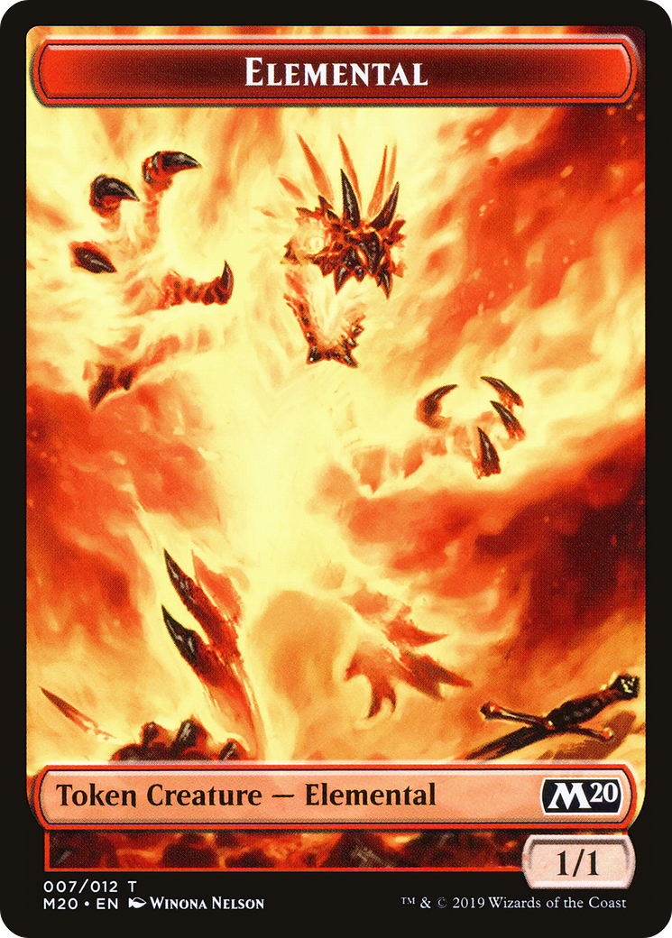 Elemental (TM20-007) - Core Set 2020 Tokens - Premium MTG Single from Wizards of the Coast - Just $0.26! Shop now at Game Crave Tournament Store