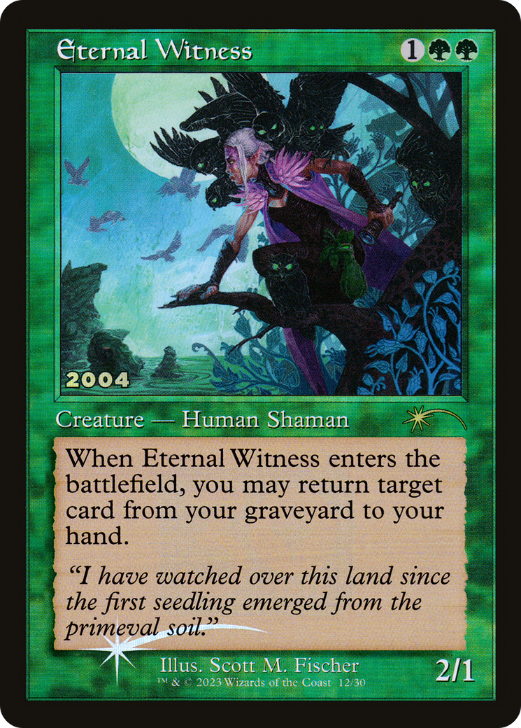 Eternal Witness (P30A-012) - 30th Anniversary Play Promos Foil - Premium MTG Single from Wizards of the Coast - Just $0.34! Shop now at Game Crave Tournament Store