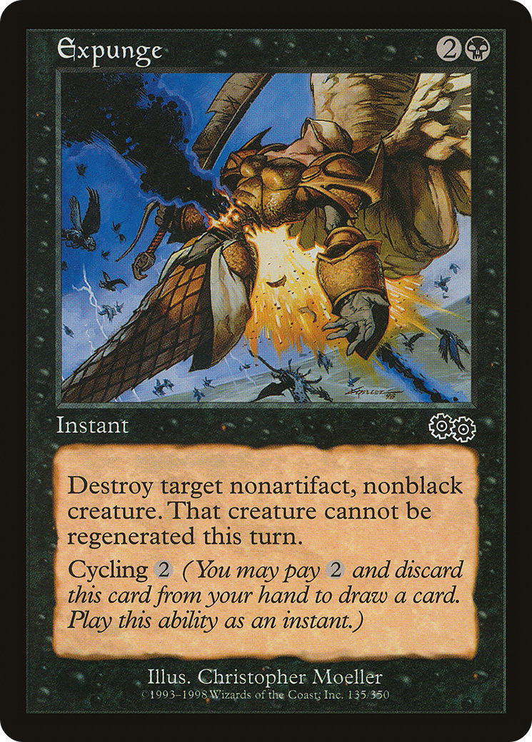 Expunge (USG-135) - Urza's Saga - Premium MTG Single from Wizards of the Coast - Just $0.25! Shop now at Game Crave Tournament Store