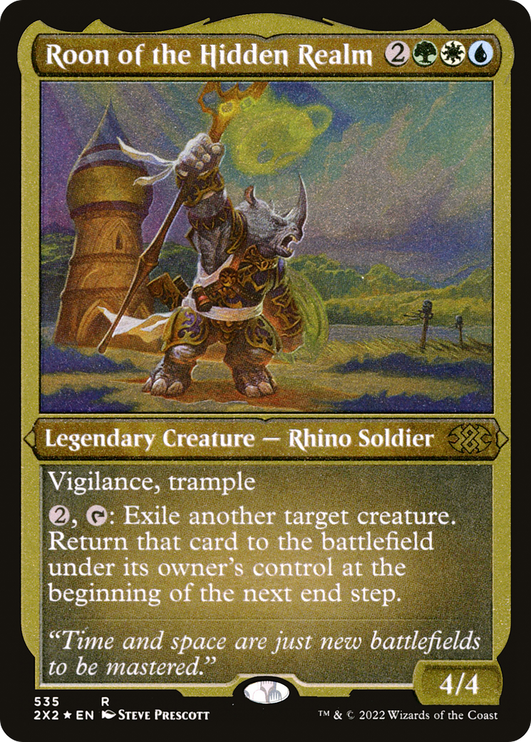 Roon of the Hidden Realm (2X2-535) - Double Masters 2022 Etched Foil - Premium MTG Single from Wizards of the Coast - Just $0.64! Shop now at Game Crave Tournament Store