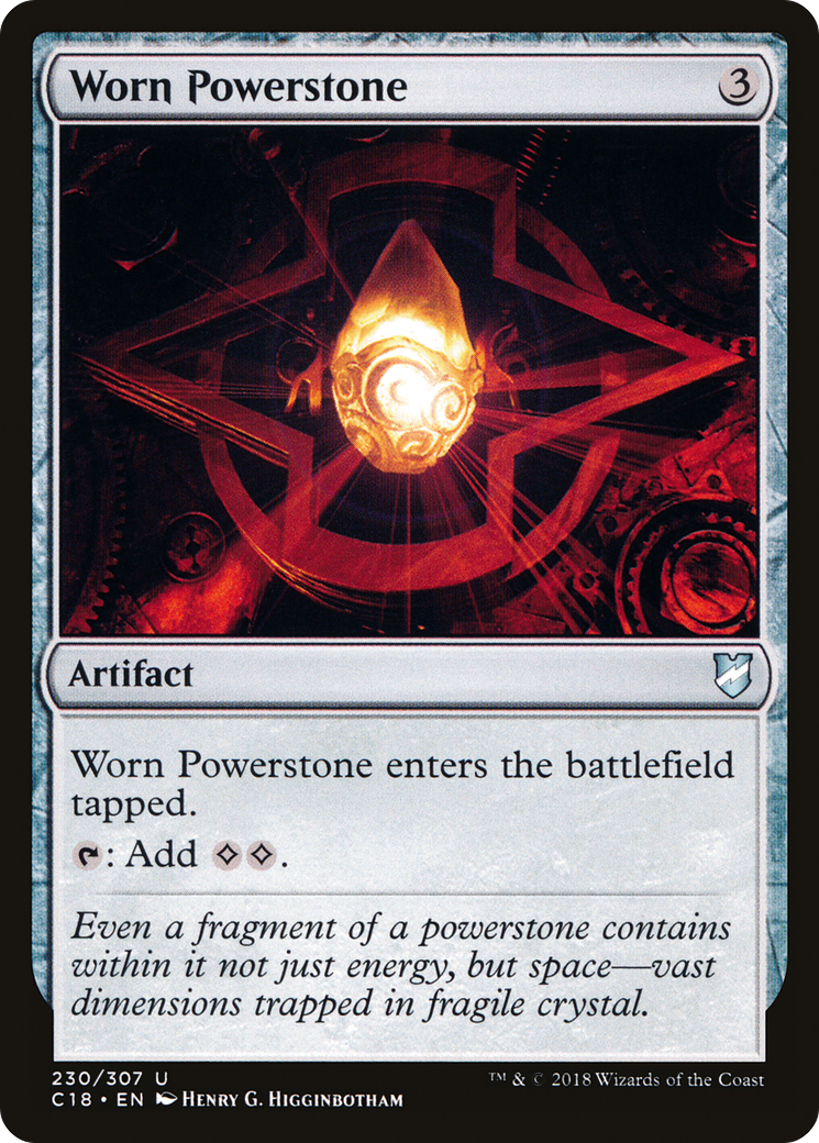 Worn Powerstone (C18-230) - Commander 2018 - Premium MTG Single from Wizards of the Coast - Just $0.12! Shop now at Game Crave Tournament Store
