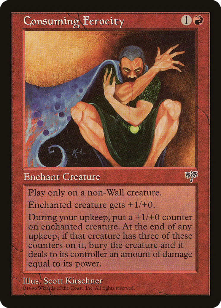 Consuming Ferocity (MIR-166) - Mirage - Premium MTG Single from Wizards of the Coast - Just $0.08! Shop now at Game Crave Tournament Store