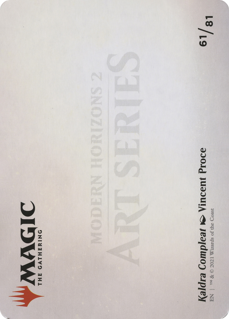 Kaldra Compleat // Kaldra Compleat (AMH2-061) - Modern Horizons 2 Art Series (Borderless) Foil - Premium MTG Single from Wizards of the Coast - Just $0! Shop now at Game Crave Tournament Store