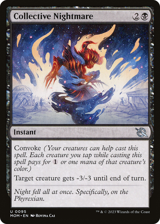 Collective Nightmare (MOM-095) - March of the Machine Foil - Premium MTG Single from Wizards of the Coast - Just $0.25! Shop now at Game Crave Tournament Store