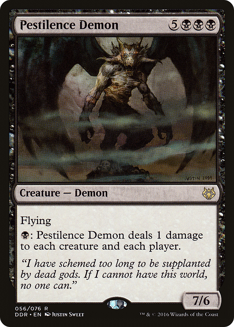 Pestilence Demon (DDR-056) - Duel Decks: Nissa vs. Ob Nixilis - Premium MTG Single from Wizards of the Coast - Just $0.16! Shop now at Game Crave Tournament Store