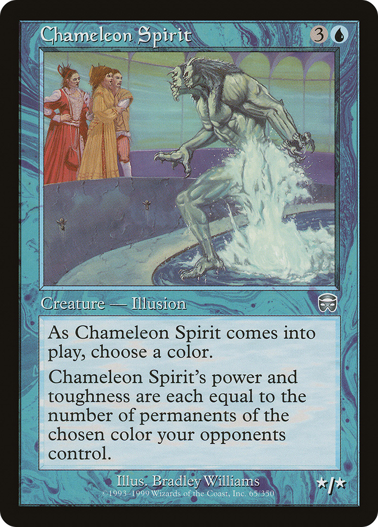 Chameleon Spirit (MMQ-065) - Mercadian Masques Foil - Premium MTG Single from Wizards of the Coast - Just $0.19! Shop now at Game Crave Tournament Store
