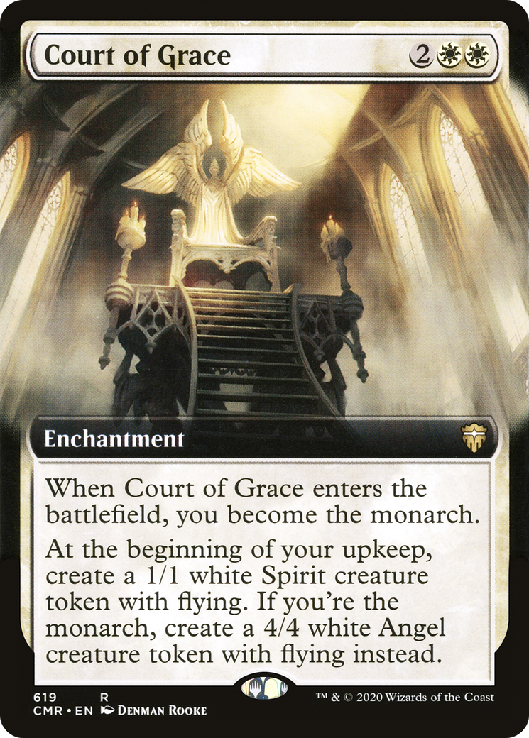 Court of Grace (CMR-619) - Commander Legends: (Extended Art) Foil - Premium MTG Single from Wizards of the Coast - Just $1.50! Shop now at Game Crave Tournament Store