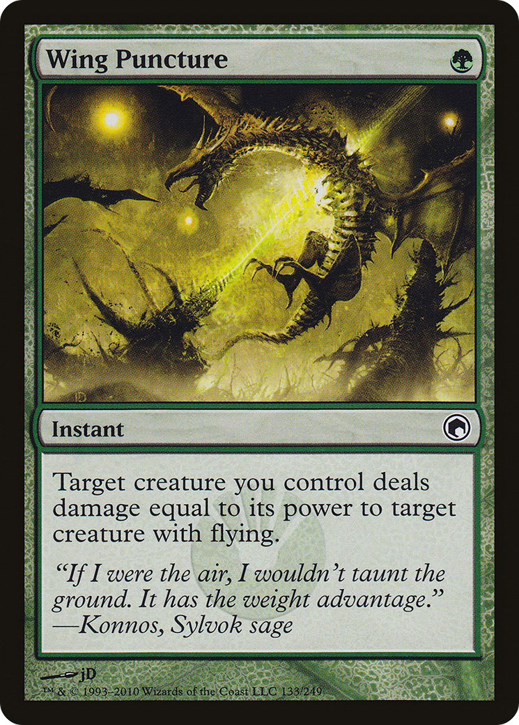 Wing Puncture (SOM-133) - Scars of Mirrodin - Premium MTG Single from Wizards of the Coast - Just $0.08! Shop now at Game Crave Tournament Store