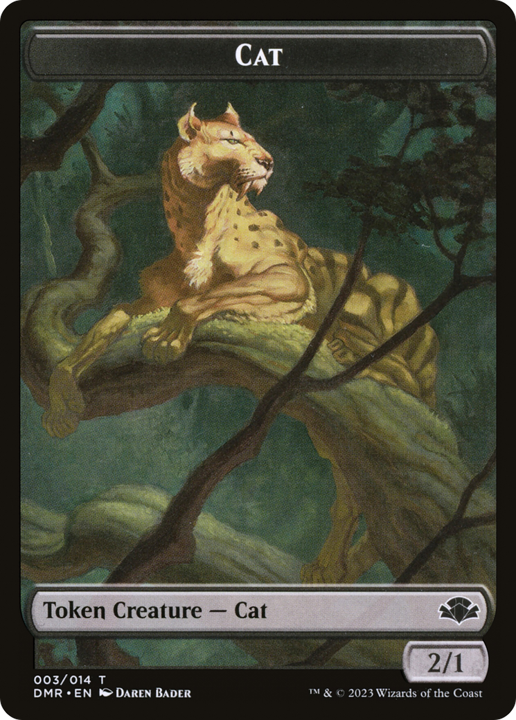 Cat (TDMR-003) - Dominaria Remastered Tokens - Premium MTG Single from Wizards of the Coast - Just $0! Shop now at Game Crave Tournament Store