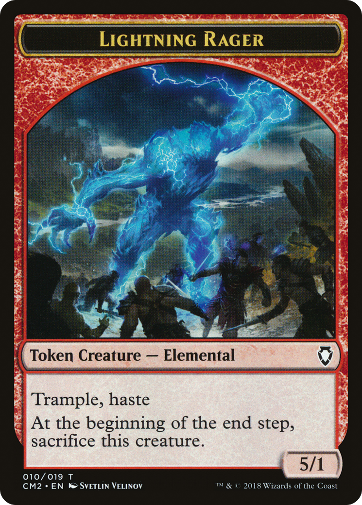 Lightning Rager (TCM2-010) - Commander Anthology Volume II Tokens - Premium MTG Single from Wizards of the Coast - Just $0.41! Shop now at Game Crave Tournament Store