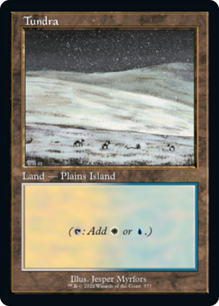 Tundra (30A-577) - 30th Anniversary Edition - Premium MTG Single from Wizards of the Coast - Just $68.34! Shop now at Game Crave Tournament Store